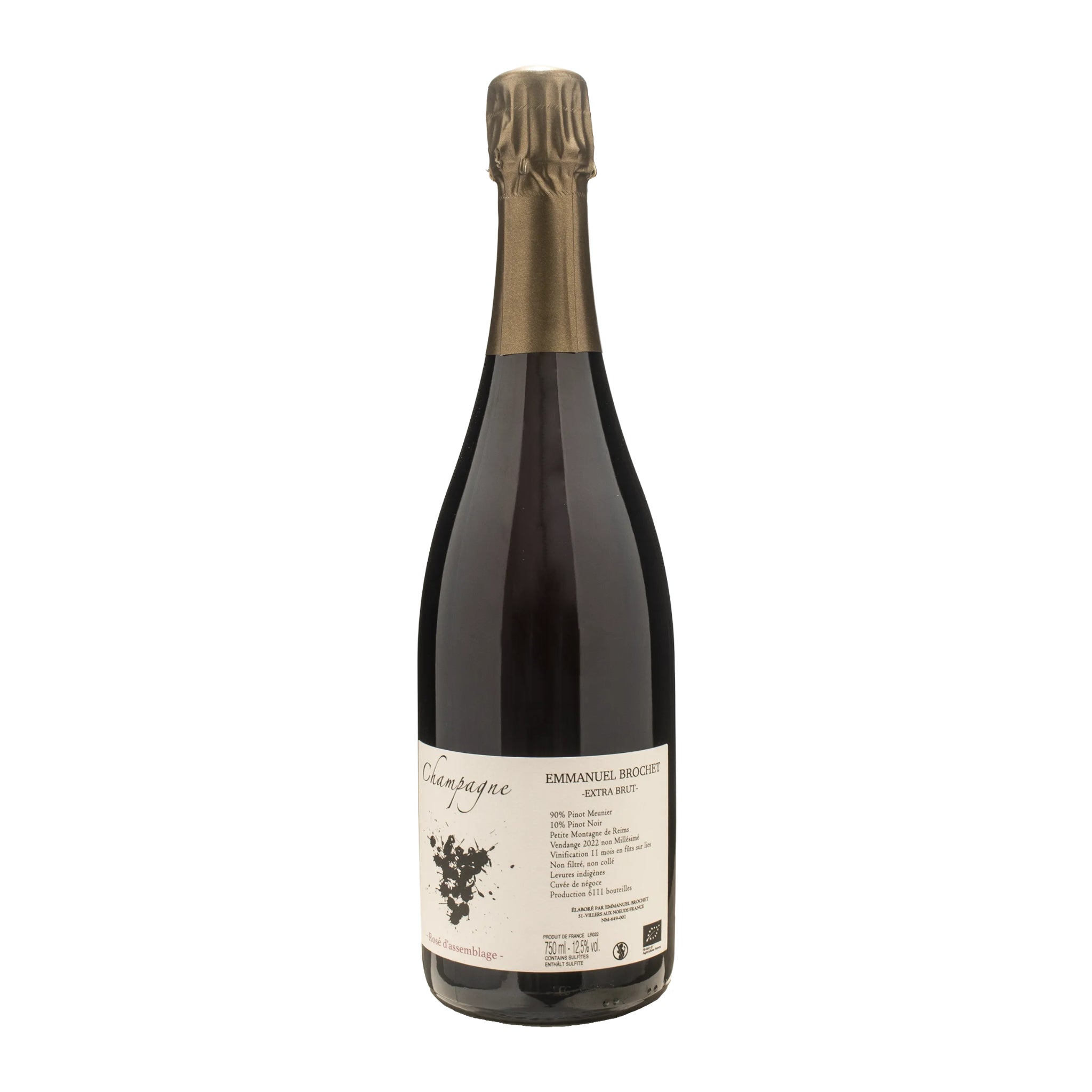 Champagne Extra-Brut Rosé d'Assemblage - 0,75L
