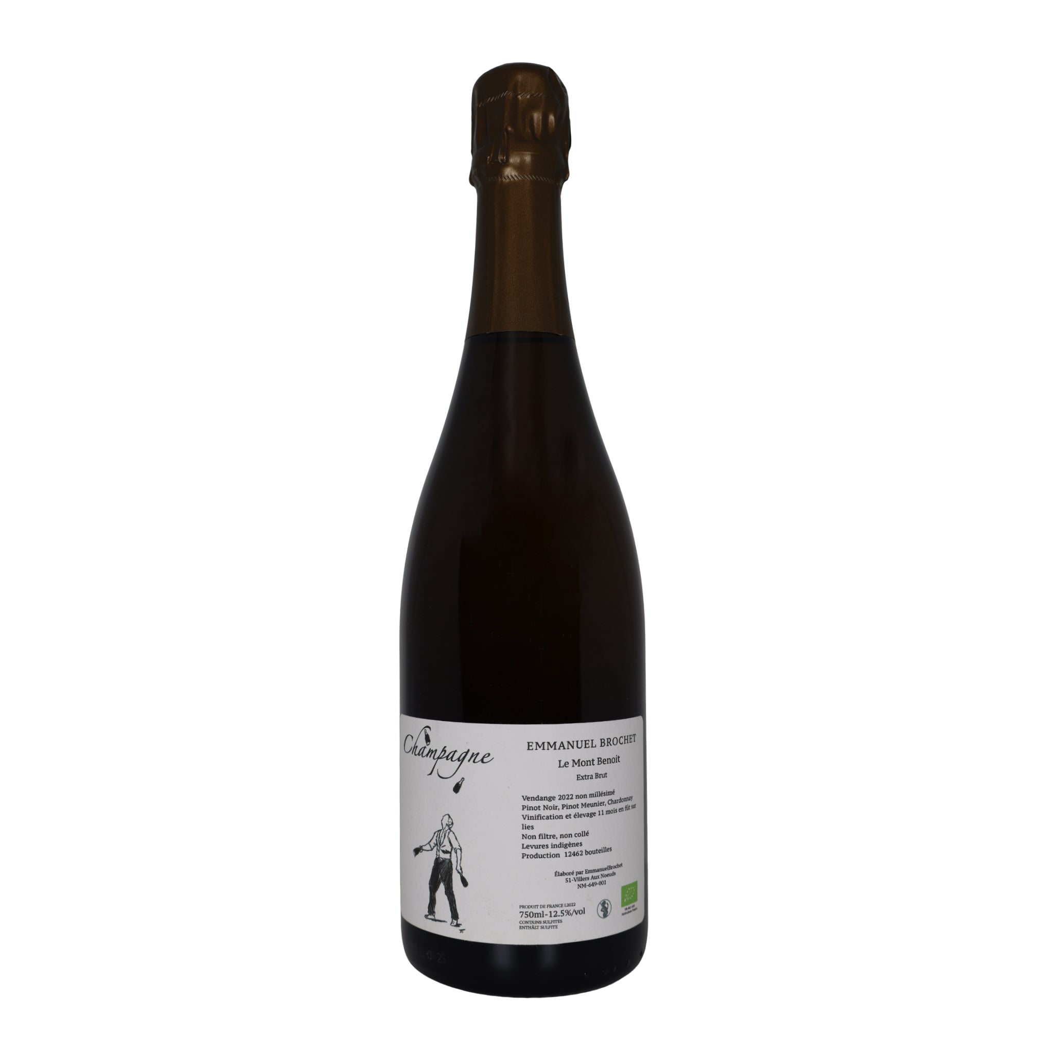 Champagne extra brut "Le Mont Benoit" Premier Cru - 0,75L