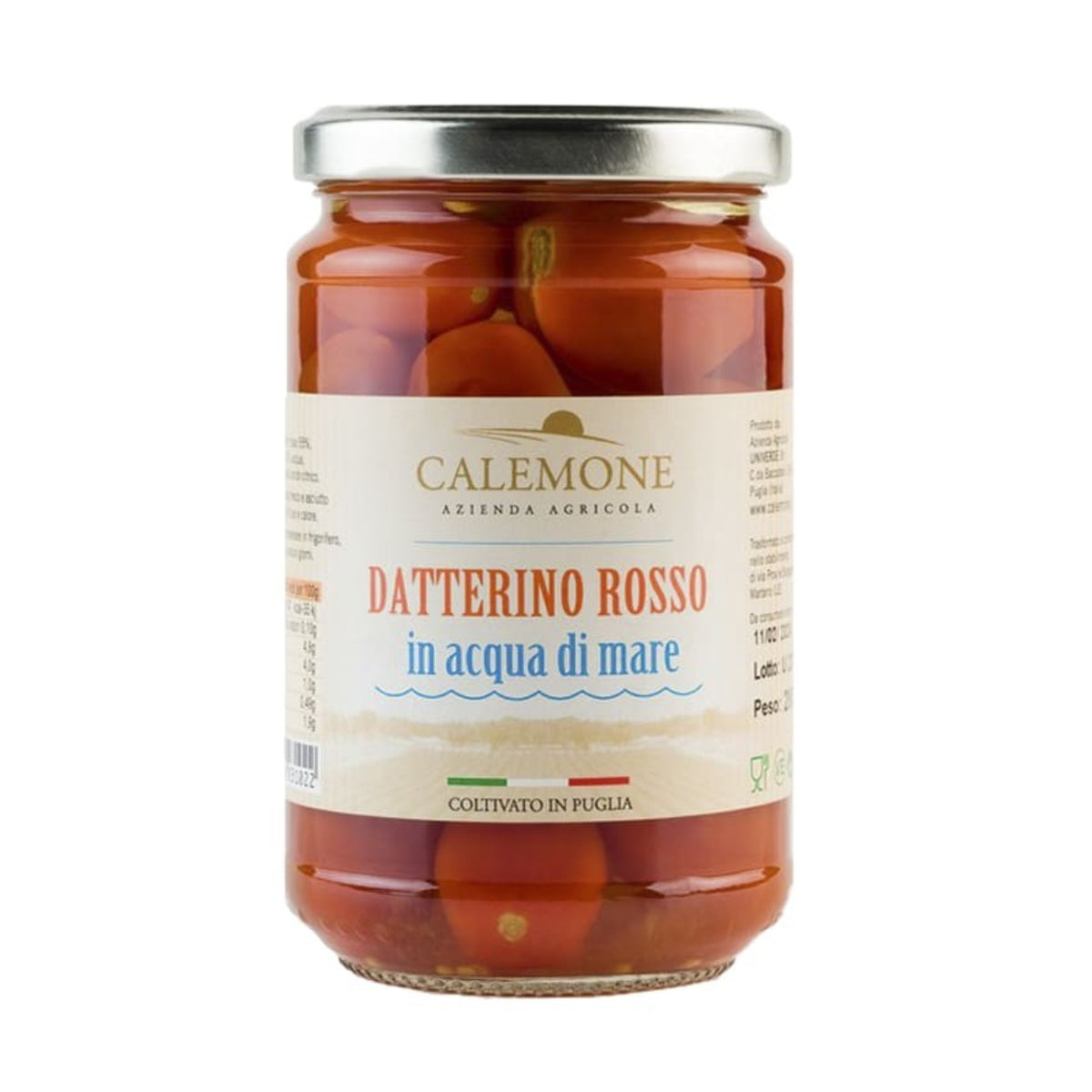 Pomodoro Datterino Rosso In Acqua di mare - 280gr